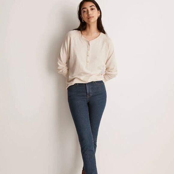 Madewell The Perfect Vintage Jeans Straight Leg Height Wash Dark Blue 28 NWOT - Picture 7 of 9